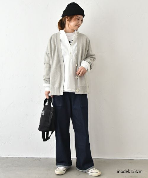 Our.｜綿ニットVネックカーデ [[Ou-CD-03]][C]