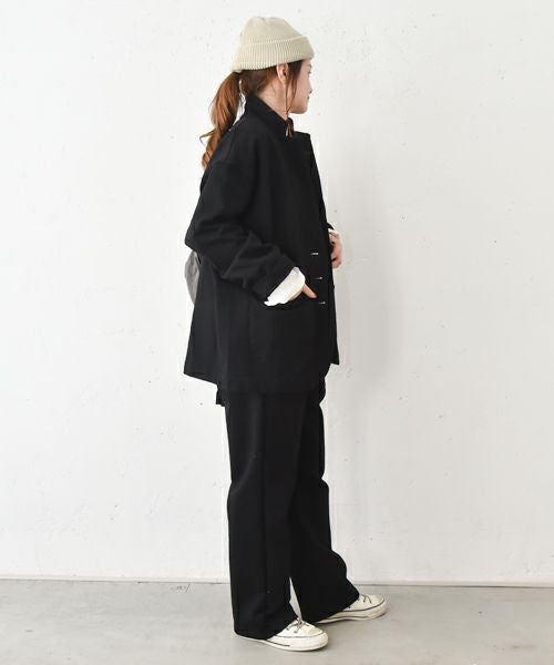 her.｜テーラードスウェットジャケット [[CE3JK250101]][C]