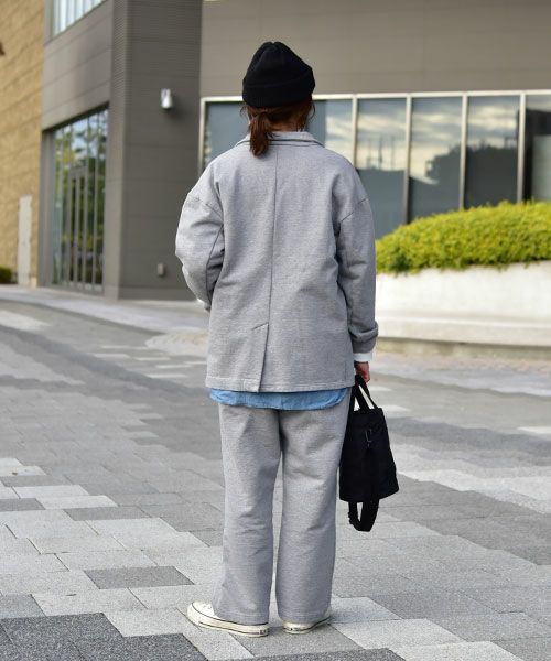 her.｜テーラードスウェットジャケット [[CE3JK250101]][C]