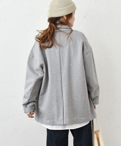 her.｜テーラードスウェットジャケット [[CE3JK250101]][C]