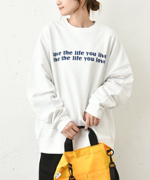 IN THE MARKET｜ロゴスウェット [[HU24-5205]][C]