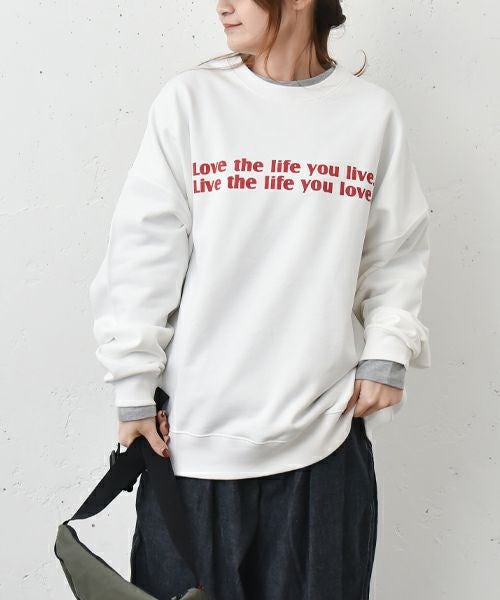 IN THE MARKET｜ロゴスウェット [[HU24-5205]][C]