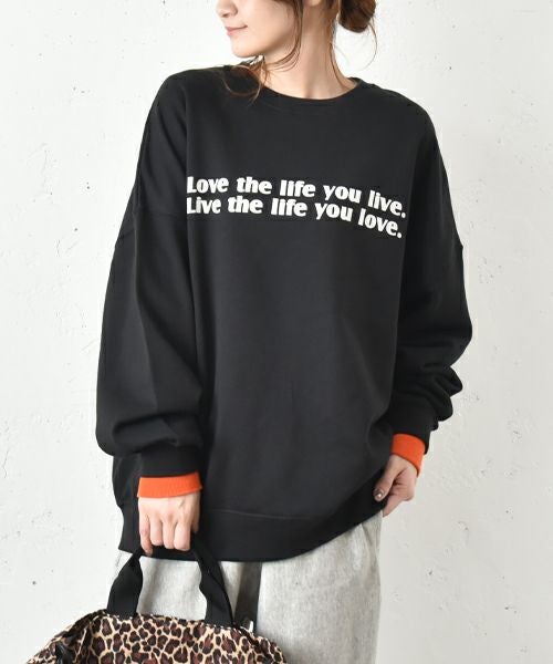 IN THE MARKET｜ロゴスウェット [[HU24-5205]][C]