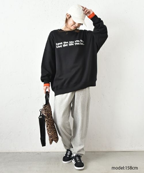 IN THE MARKET｜ロゴスウェット [[HU24-5205]][C]