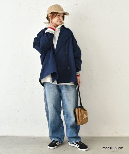 IN THE MARKET｜ショート丈トレンチコート [[C-2345]][C]