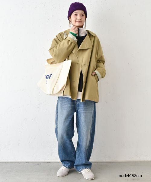 IN THE MARKET｜ショート丈トレンチコート [[C-2345]][C]