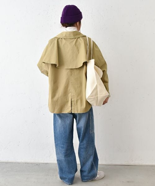 IN THE MARKET｜ショート丈トレンチコート [[C-2345]][C]