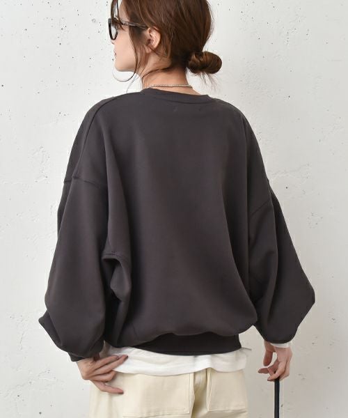 HUMS｜ボリュームスリーブカットソー [[C-5057]][C]