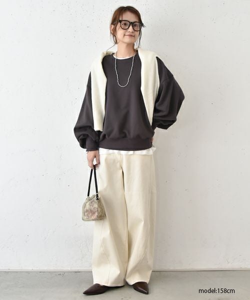 HUMS｜ボリュームスリーブカットソー [[C-5057]][C]