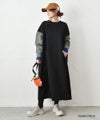 IN THE MARKET｜袖デザインスウェットワンピース [[IN-088]][C]
