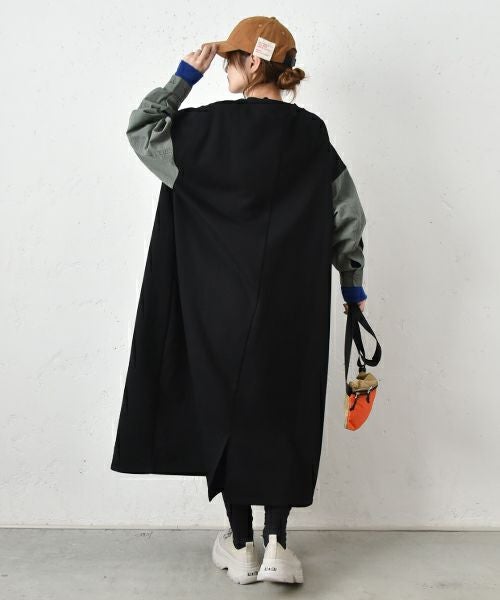 IN THE MARKET｜袖デザインスウェットワンピース [[IN-088]][C]