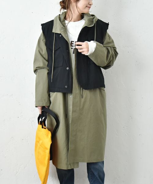 IN THE MARKET｜ミリタリーベスト×モッズコート [[C-2342]][C]