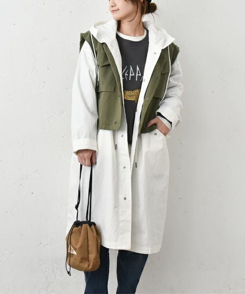 IN THE MARKET｜ミリタリーベスト×モッズコート [[C-2342]][C]