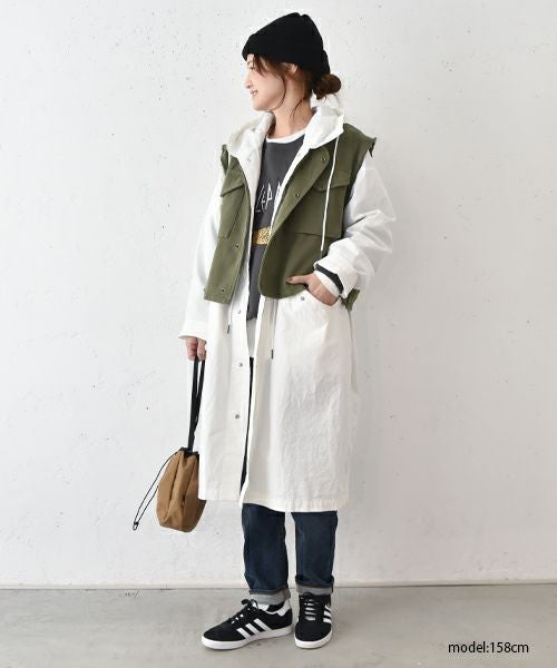 IN THE MARKET｜ミリタリーベスト×モッズコート [[C-2342]][C]