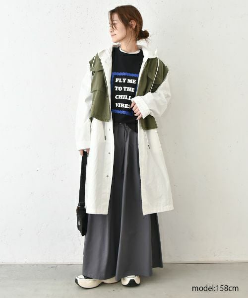 IN THE MARKET｜ミリタリーベスト×モッズコート [[C-2342]][C]