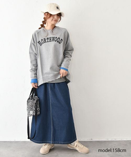 and quarter｜ロゴカットソー [[131299F]][C]