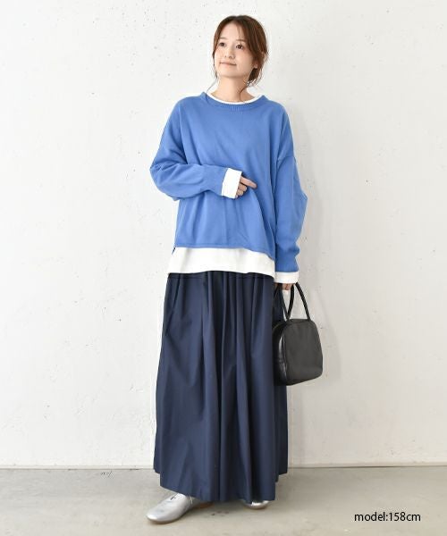 hagumu｜ワイドカットソー [[C-725]][C]