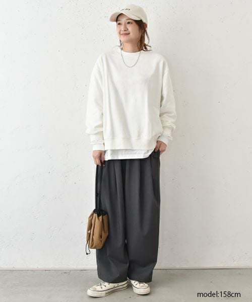 her.｜セントラル裏毛カットソー [[MA-1318]][C]