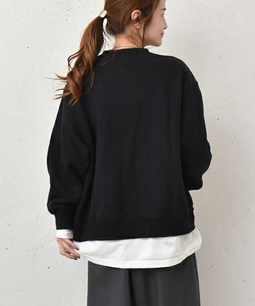 her.｜セントラル裏毛カットソー [[MA-1318]][C]