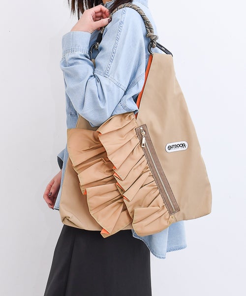 RISLEY｜RISLEY×OUTDOOR トライアングルフリルバッグ [[R2501-TFB36