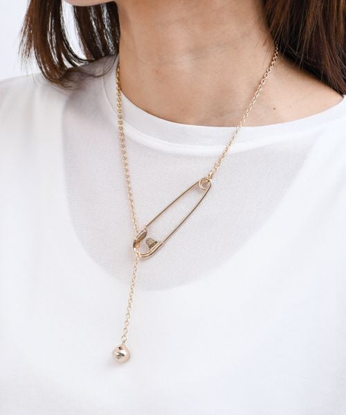 Sea'ds mara｜2way safety pin necklace [[24A1-10]][F] | ma28 ONLINE