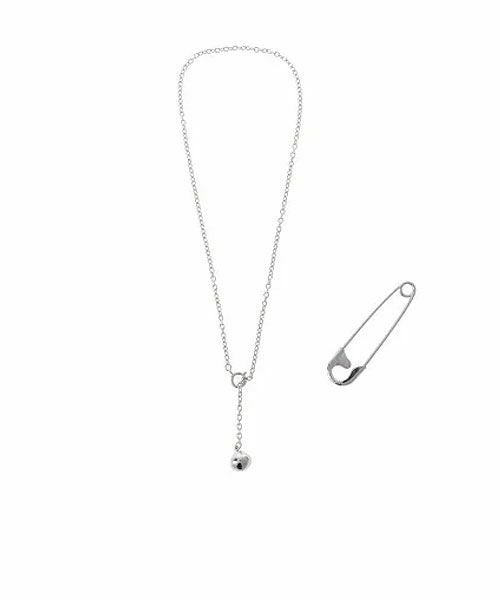 Sea'ds mara｜2way safety pin necklace [[24A1-10]][F] | ma28 ONLINE