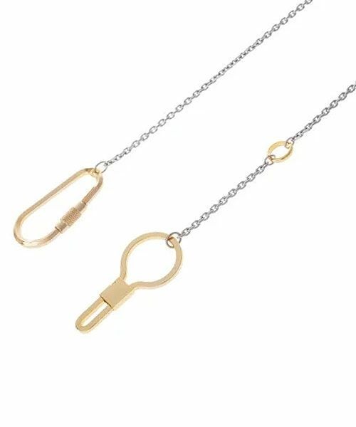 Sea'ds mara｜Carabiner motif long necklace [[R21A3-66]][F] | ma28