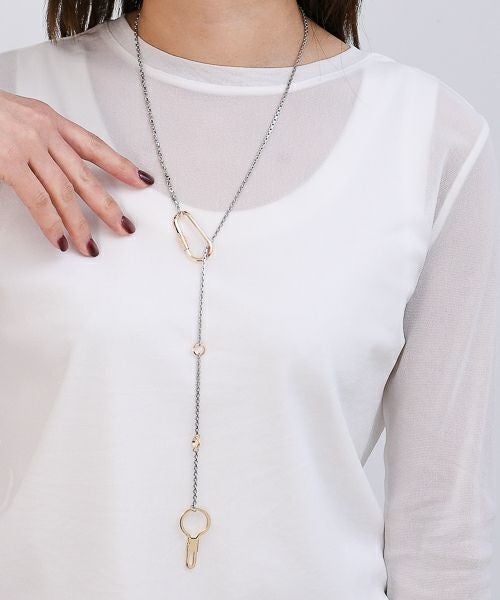 Sea'ds mara｜Carabiner motif long necklace [[R21A3-66]][F] | ma28