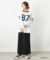 Champion｜3/4スリーブ フットボールロゴロンTシャツ [[C3-B406]][C]