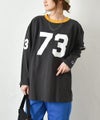 Champion｜3/4スリーブ フットボールロゴロンTシャツ [[C3-B406]][C]