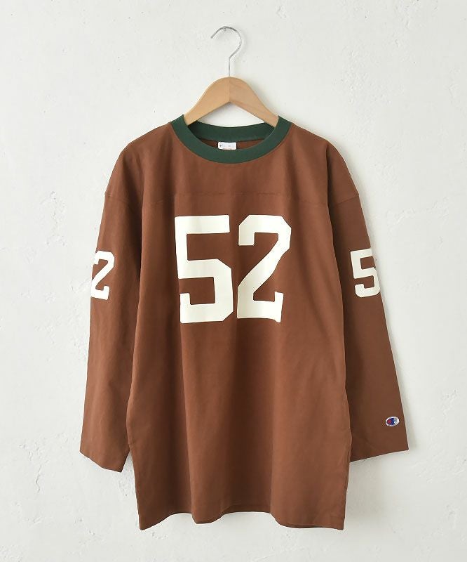 Champion｜3/4スリーブ フットボールロゴロンTシャツ [[C3-B406]][C]