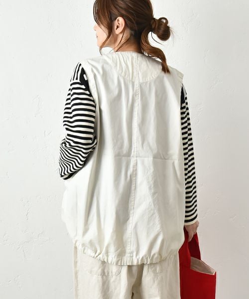 prit｜オックス裾ヒモベスト [[P81506]][C]