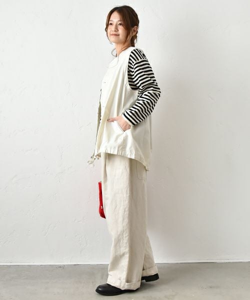 prit｜オックス裾ヒモベスト [[P81506]][C]