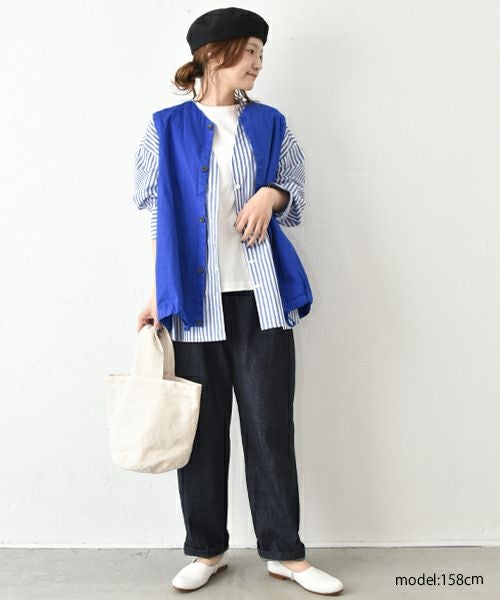 prit｜オックス裾ヒモベスト [[P81506]][C]