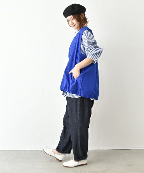 prit｜オックス裾ヒモベスト [[P81506]][C]