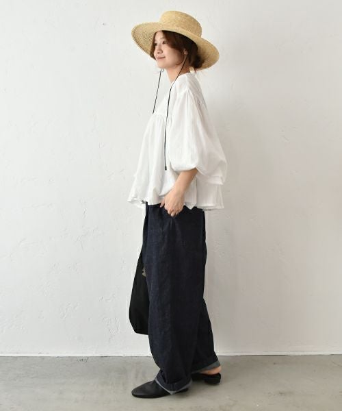 HARVESTY｜ボヘミアンブラウス [[A42503]][C]