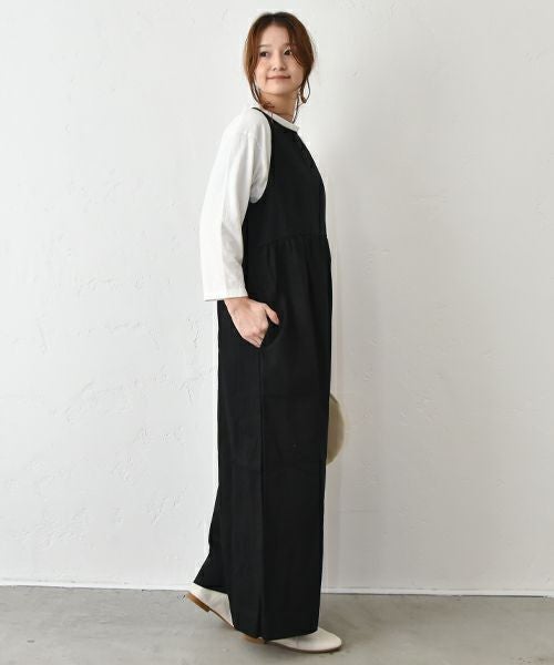 Soi-e｜ミニヘリンボーンオールインワン [[821408]][C]