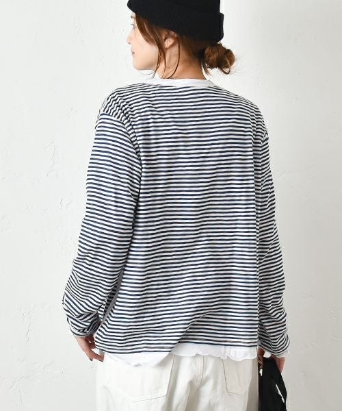 Gives a sense of fullment｜レイヤードTee [[851001]][C]