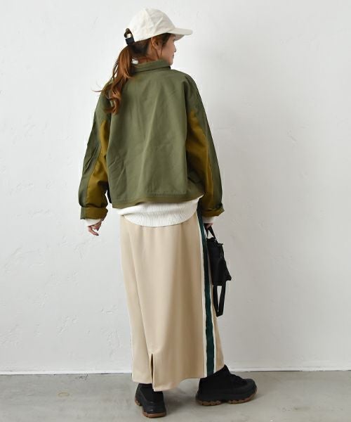 Gives a sense of fullment｜リメイクデザインミリタリーアウター [[851334]][C]