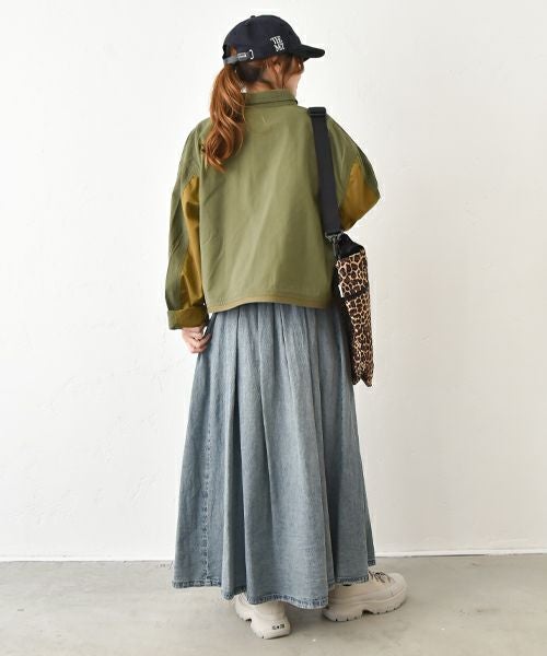 Gives a sense of fullment｜リメイクデザインミリタリーアウター [[851334]][C]