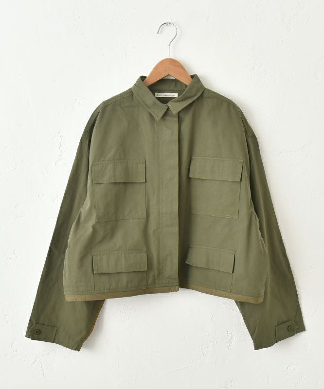 Gives a sense of fullment｜リメイクデザインミリタリーアウター [[851334]][C]