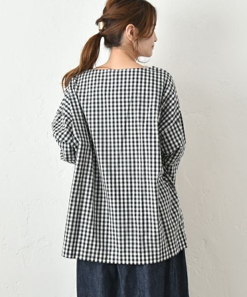 No18｜ギンガムチェックプルオーバー [[304201]][C]