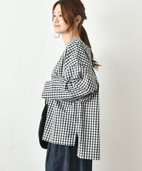 No18｜ギンガムチェックプルオーバー [[304201]][C]