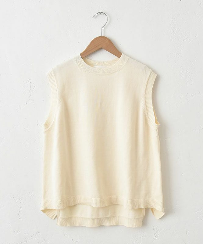 hagumu｜やわらかコットンベスト [[ha-BE-27]][C]