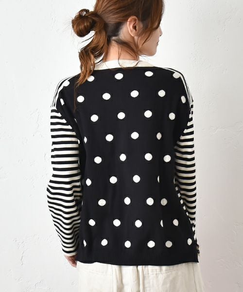hagumu｜しましま＆みずたまプルオーバー [[ha-PO-44]][C]