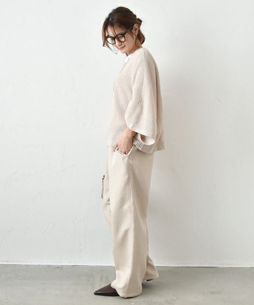 HUMS｜ポンチョ風2wayニット [[HU-PO-14]][C]