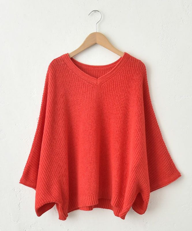 HUMS｜ポンチョ風2wayニット [[HU-PO-14]][C]