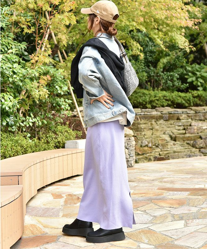 HUMS｜ニットタイトスカート [[MT-0415]][C]