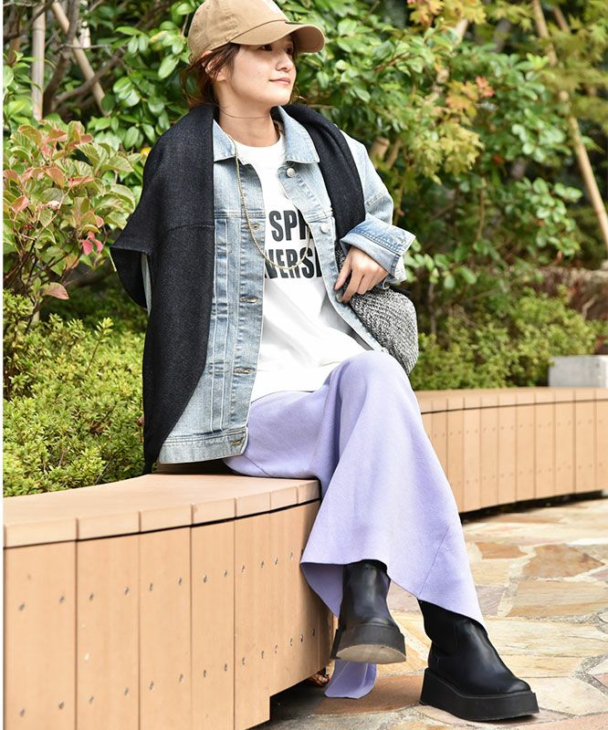 HUMS｜ニットタイトスカート [[MT-0415]][C]