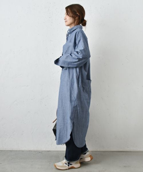 her.｜クラシック ダンガリーワンピース [[F-1274]][C]